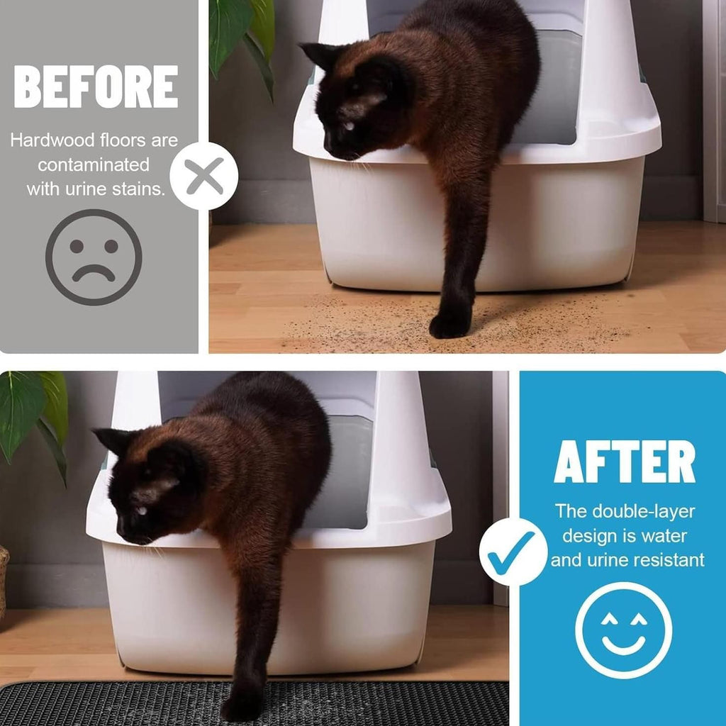 Pawora Clean Mat™ – Stop Litter Mess Instantly 🐾