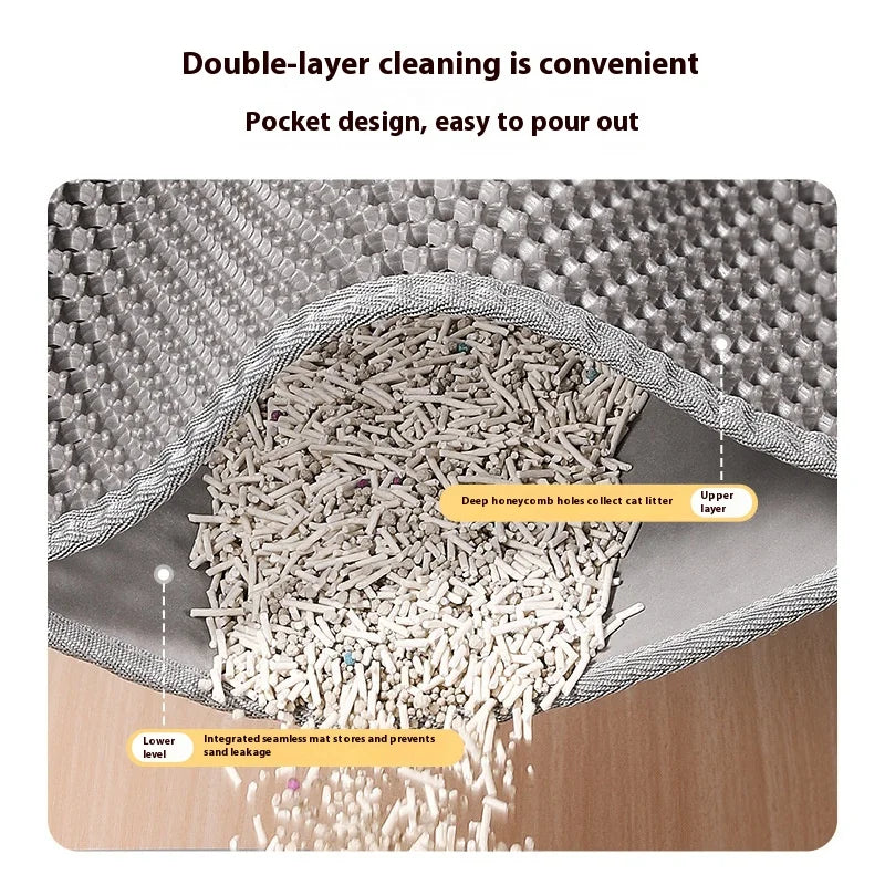 Pawora Clean Mat™ – Stop Litter Mess Instantly 🐾