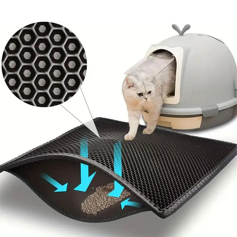 Pawora Clean Mat™ – Stop Litter Mess Instantly 🐾