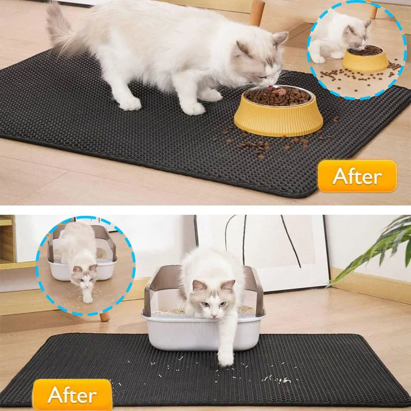 Pawora Clean Mat™ – Stop Litter Mess Instantly 🐾
