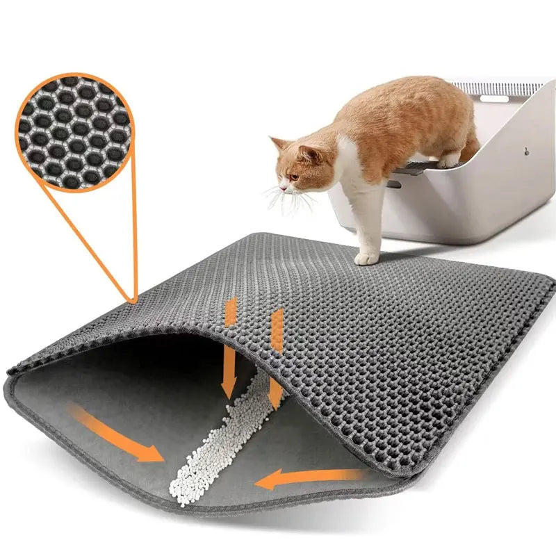 Pawora Clean Mat™ – Stop Litter Mess Instantly 🐾