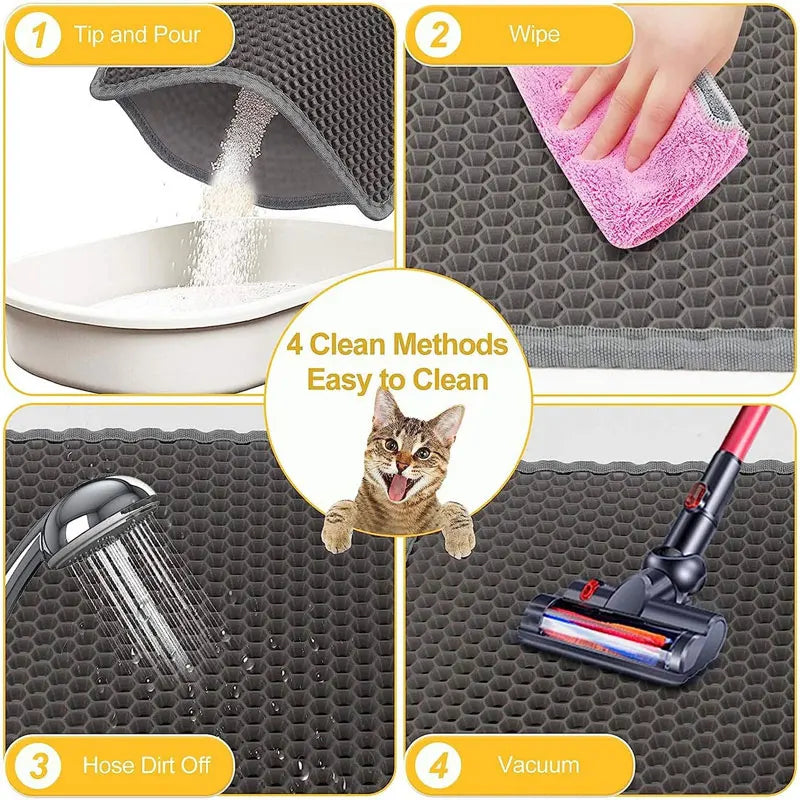 Pawora Clean Mat™ – Stop Litter Mess Instantly 🐾
